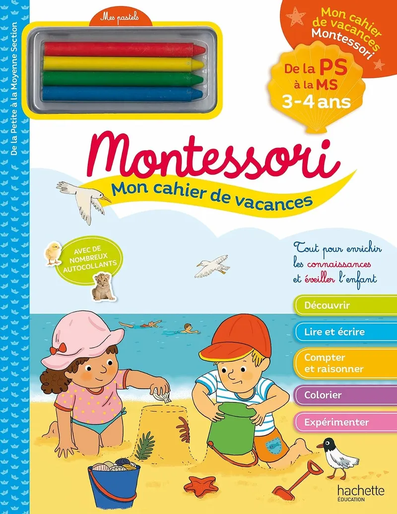 Mon cahier de vacances Montessori 2026 - De la Petite à la Moyenne Section