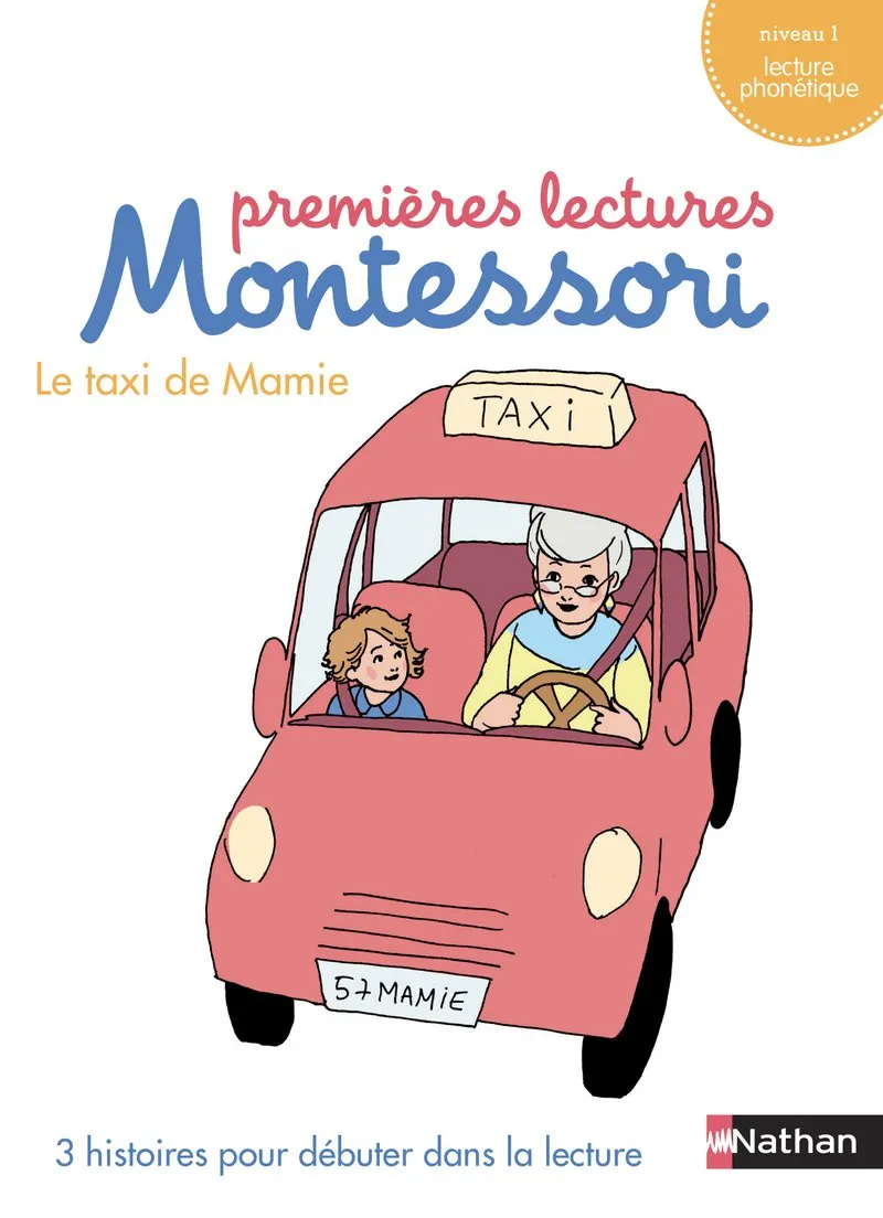 Mon coffret premières lectures Montessori : Le taxi de mamie - Niveau 1 - 4/7 ans
