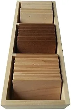 Montessori : Tablettes bariques (ou baryques)
