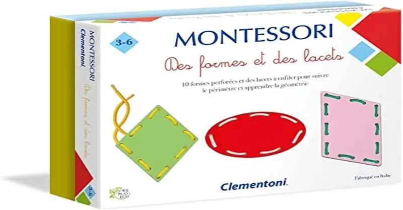 Clementoni - Montessori des Formes et des Lacets