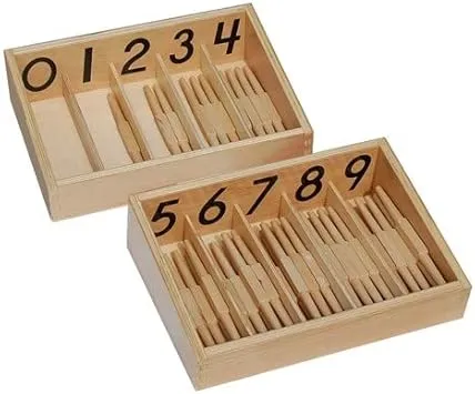 Montessori-Store Fuseaux Chiffres en français